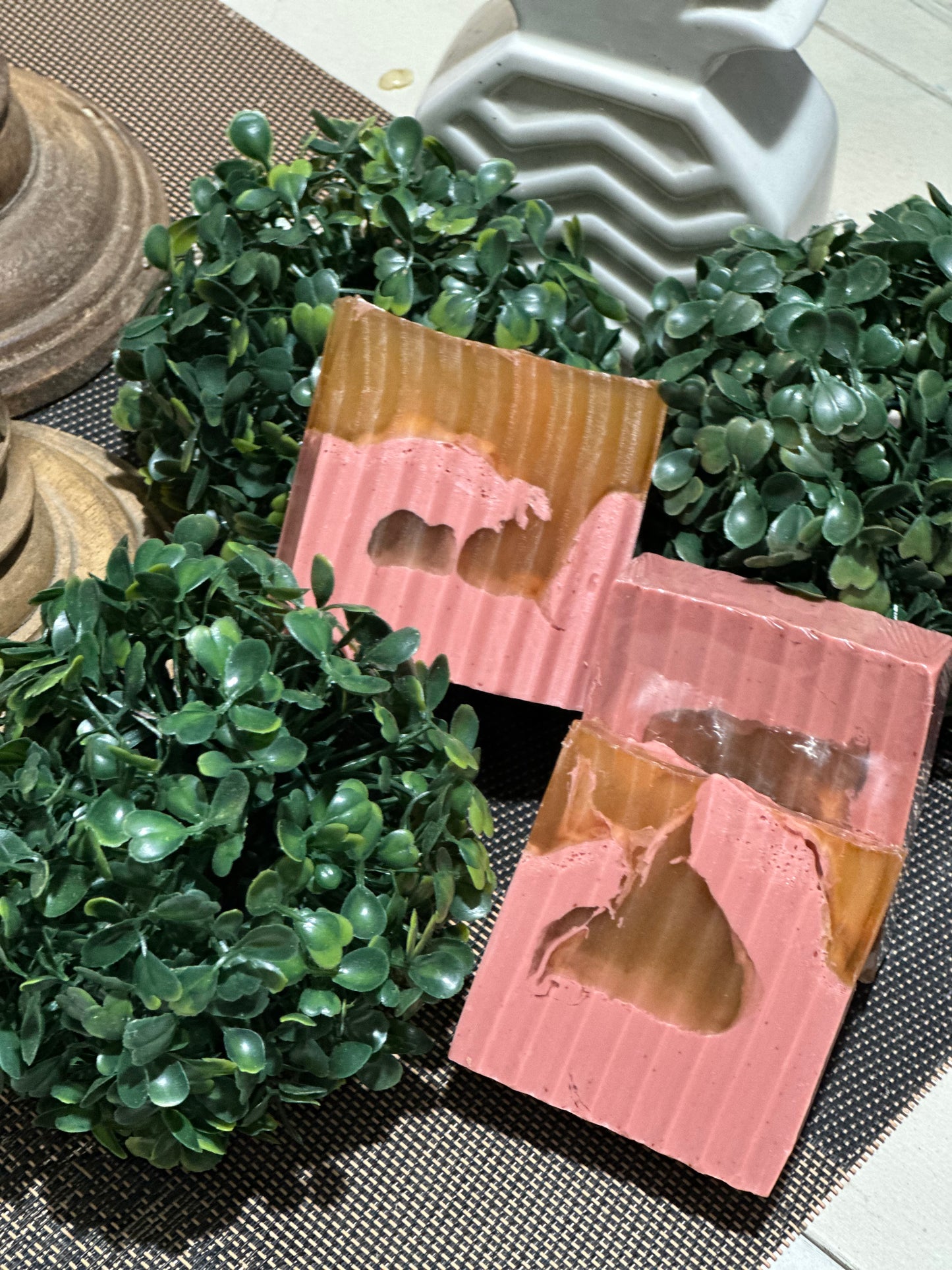 Jabón Rosa mosqueta & Argan (limpieza rostro pieles maduras).