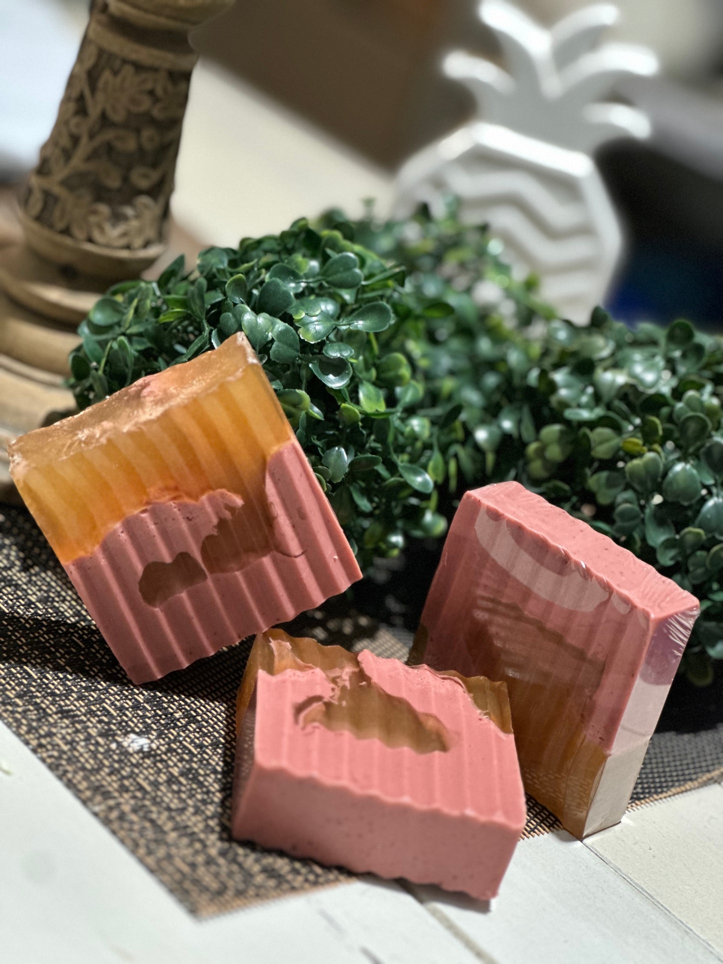 Jabón Rosa mosqueta & Argan (limpieza rostro pieles maduras).