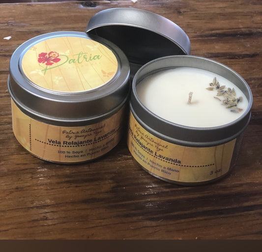 Velas Relajantes Aromaterapia 100% soya